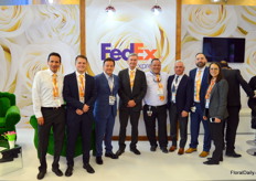 The team of FedEx, world wide know for its delivery services, and also offering airfreight services. Among others, FedEx offers a daily flower cargo from Bogota to Miami to Medelin and back to Bogota.